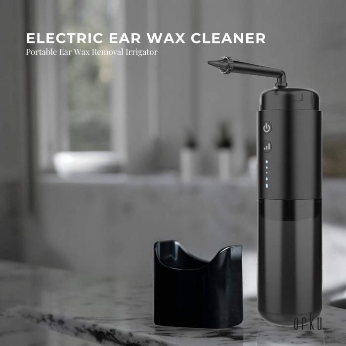 electric ear wax removal cleaner portable rechargeable irrigator