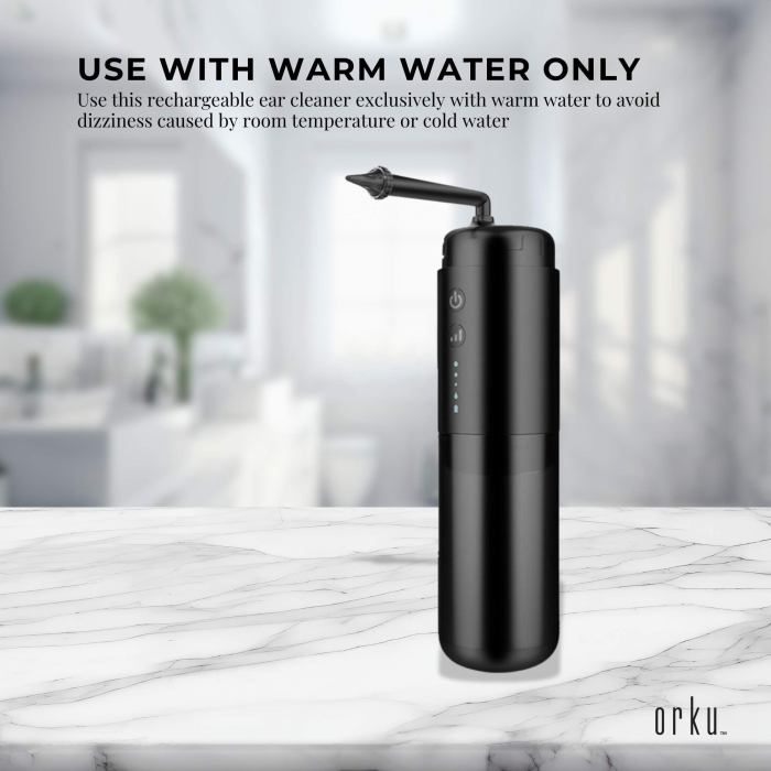electric ear wax removal cleaner portable rechargeable irrigator