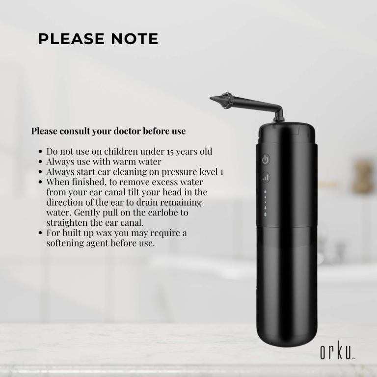 electric ear wax removal cleaner portable rechargeable irrigator
