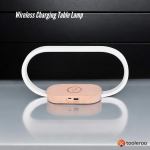 wireless phone charger table lamp usb port charging bedside light with clock wireless phone charger table lamp usb port charging bedside light with clock