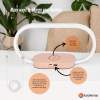 wireless phone charger table lamp usb port charging bedside light with clock