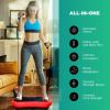 red vibration machine platform exercise vibrating plate whole body workout