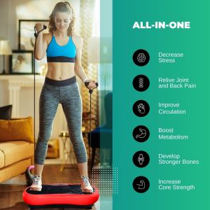 red vibration machine platform exercise vibrating plate whole body workout red vibration machine platform exercise vibrating plate whole body workout