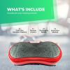 red vibration machine platform exercise vibrating plate whole body workout