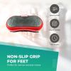 red vibration machine platform exercise vibrating plate whole body workout