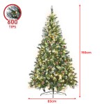 christabelle 1.5m pre lit led christmas tree decor with pine cones xmas decorations christabelle 1.5m pre lit led christmas tree decor with pine cones xmas decorations