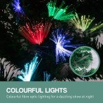 christabelle 1.8m enchanted pre lit fibre optic christmas tree stars xmas decor