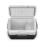 kolner 40l fridge freezer cooler 12/24/240v camping portable esky refrigerator with trolley black
