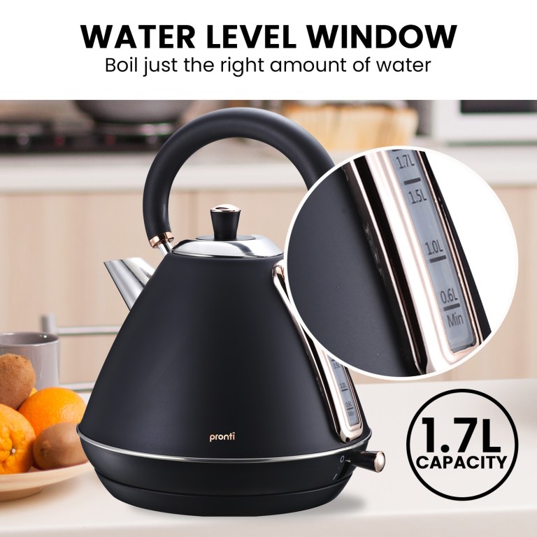 pronti rose trim collection toaster & kettle bundle black jQuery(document).ready(function($) { // Target the Products page if($('body').hasClass('edit-php') && $('body').hasClass('post-type-product')) { $("th.column-admin_commission").css( 'width', '10%' ); } });