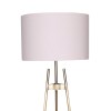 sarantino metal tripod electric floor lamp gradient finish