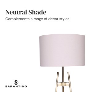 sarantino metal tripod electric floor lamp gradient finish sarantino metal tripod electric floor lamp gradient finish