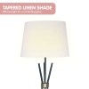 sarantino tripod floor lamp in metal and antique brass sarantino tripod floor lamp in metal and antique brass