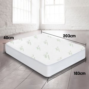 laura hill bamboo mattress protector king