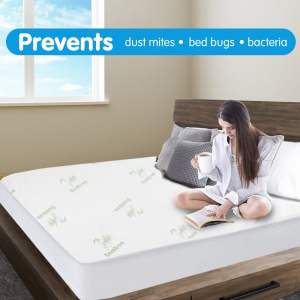 laura hill bamboo mattress protector king