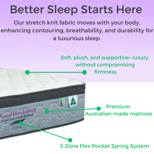 ariel vitality mattress 5 zoned pocket spring mattress medium/firm king ariel vitality mattress 5 zoned pocket spring mattress medium/firm king