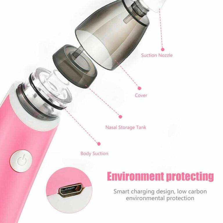 baby nasal aspirator electric safe hygienic nose cleaner snot sucker for baby (red) baby nasal aspirator electric safe hygienic nose cleaner snot sucker for baby (red)