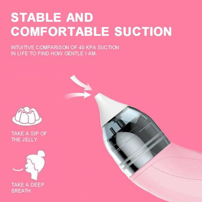baby nasal aspirator electric safe hygienic nose cleaner snot sucker for baby (red) baby nasal aspirator electric safe hygienic nose cleaner snot sucker for baby (red)