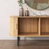 ripple sideboard with sliding doors earthy elegance redefined