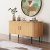ripple sideboard with sliding doors earthy elegance redefined
