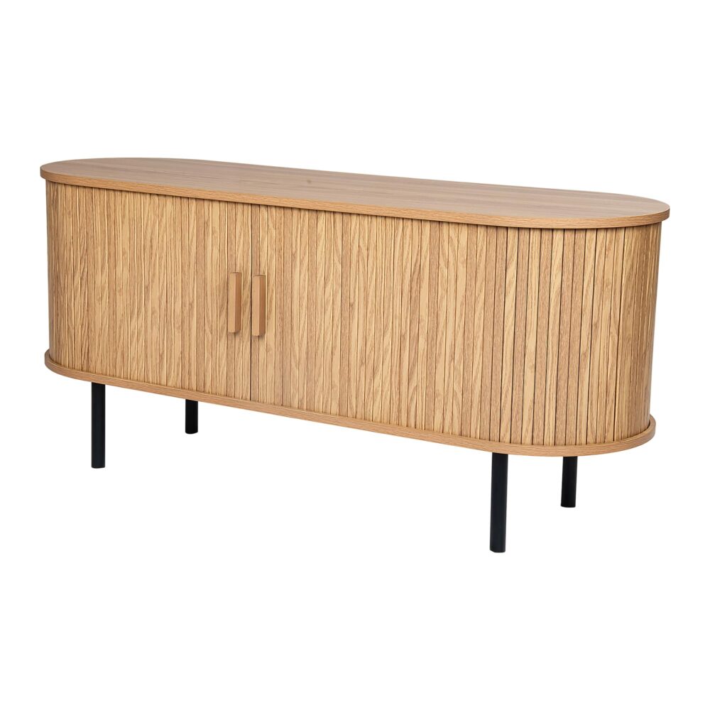 ripple sideboard with sliding doors earthy elegance redefined