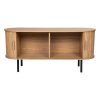 ripple sideboard with sliding doors earthy elegance redefined