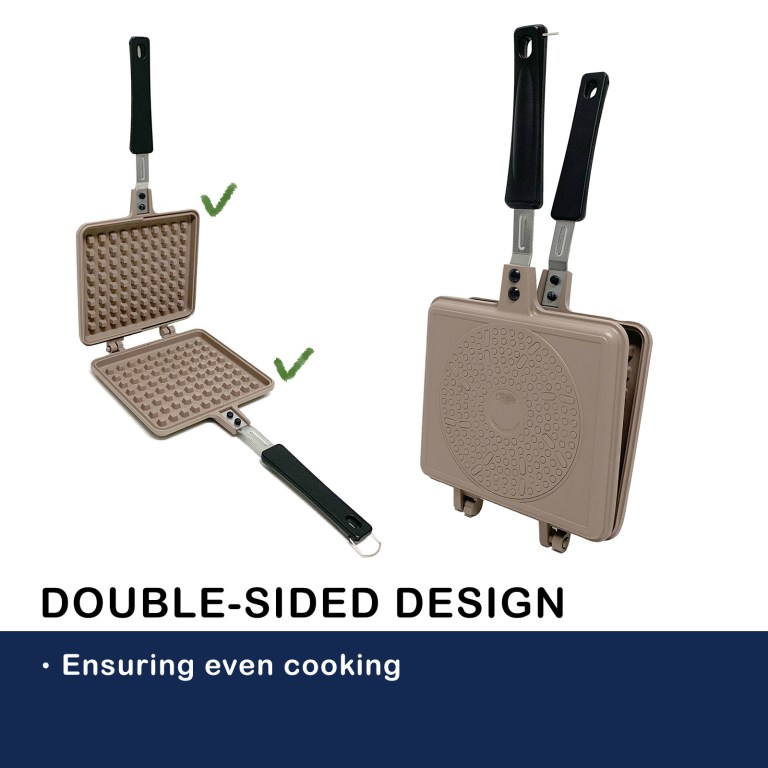 giorno felice ih waffle maker pan non stick double sided detachable