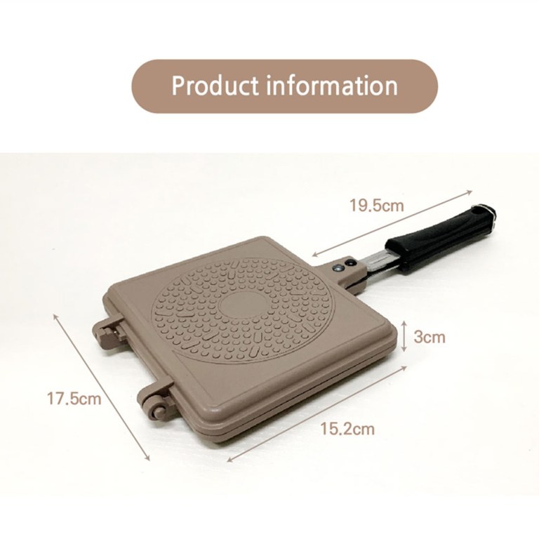 giorno felice ih waffle maker pan non stick double sided detachable