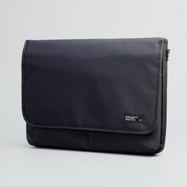 15.6/16 inch laptop sleeve padded shoulder bag travel carry case lato black