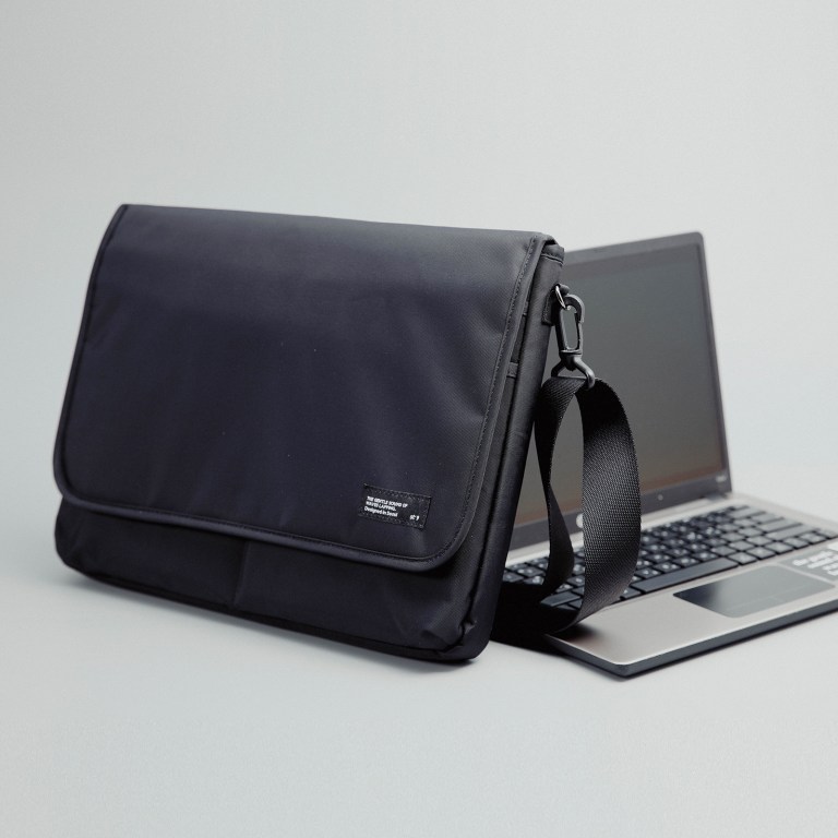 15.6/16 inch laptop sleeve padded shoulder bag travel carry case lato black