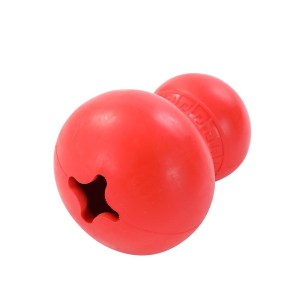 2 x dura dog puppy chew rubber gourd dental hygiene treat holder play toy
