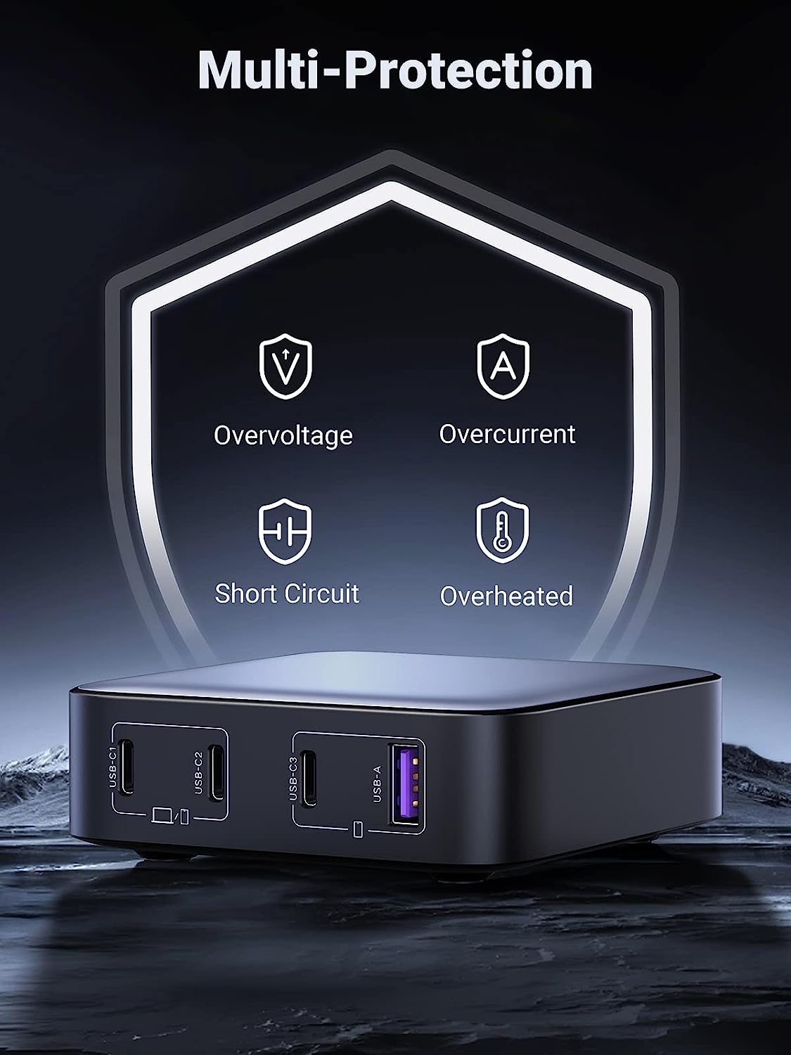 ugreen 15613 100w usb c charger, nexode 4 port gan ii charging station ugreen 15613 100w usb c charger, nexode 4 port gan ii charging station