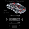 anytek t600 ultra hd dual cameras 5.5 inch ips touch screen car dvr driving recorder
