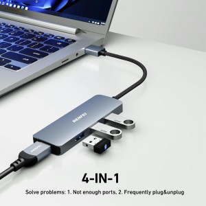 benfei usb 3.0 4 port hub usb a splitter ultra slim benfei usb 3.0 4 port hub usb a splitter ultra slim