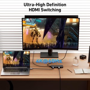 benfei 365bk hdmi switch 4 in 1 out 4k@60hz, 2k@144hz, hdcp 2.3 (with adaptive equalization support 30ft hdmi transmit) benfei 365bk hdmi switch 4 in 1 out 4k@60hz, 2k@144hz, hdcp 2.3 (with adaptive equalization support 30ft hdmi transmit)