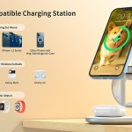 choetech t585 f 3 in 1 wireless charging station dock