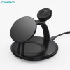 choetech t587 f 3 in 1 magnetic wireless charger station for iphone 12/13/14/airpods pro/iwatch choetech t587 f 3 in 1 magnetic wireless charger station for iphone 12/13/14/airpods pro/iwatch