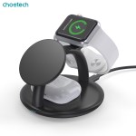 choetech t587 f 3 in 1 magnetic wireless charger station for iphone 12/13/14/airpods pro/iwatch choetech t587 f 3 in 1 magnetic wireless charger station for iphone 12/13/14/airpods pro/iwatch