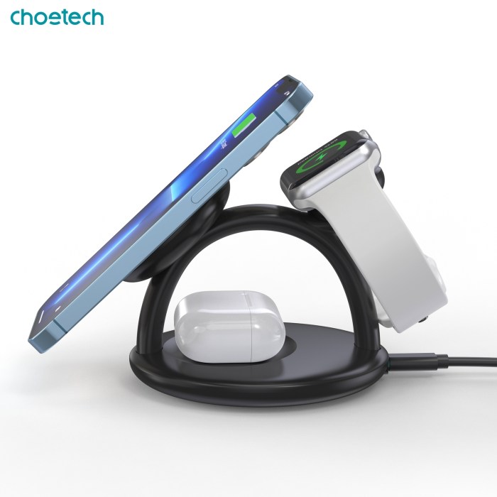 choetech t587 f 3 in 1 magnetic wireless charger station for iphone 12/13/14/airpods pro/iwatch choetech t587 f 3 in 1 magnetic wireless charger station for iphone 12/13/14/airpods pro/iwatch