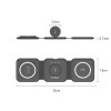 choetech t588 f bk 3 in 1 foldable fast wireless charger for phone/watch/earphone choetech t588 f bk 3 in 1 foldable fast wireless charger for phone/watch/earphone