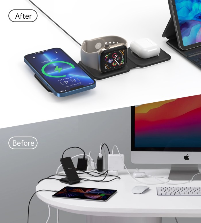 choetech t588 f bk 3 in 1 foldable fast wireless charger for phone/watch/earphone choetech t588 f bk 3 in 1 foldable fast wireless charger for phone/watch/earphone
