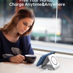 choetech t588 f wh 3 in 1 foldable fast wireless charger for phone/watch/earphone