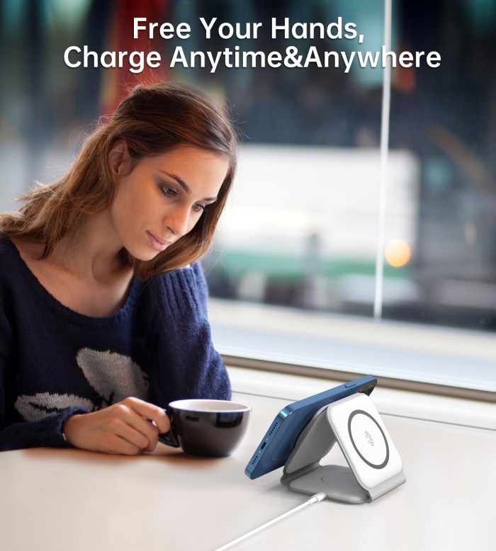 choetech t588 f wh 3 in 1 foldable fast wireless charger for phone/watch/earphone