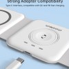 choetech t588 f wh 3 in 1 foldable fast wireless charger for phone/watch/earphone