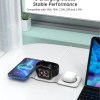 choetech t588 f wh 3 in 1 foldable fast wireless charger for phone/watch/earphone
