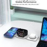 choetech t588 f wh 3 in 1 foldable fast wireless charger for phone/watch/earphone