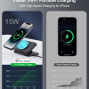 choetech t616 f bk 3in1 magnetic foldable wireless charger black
