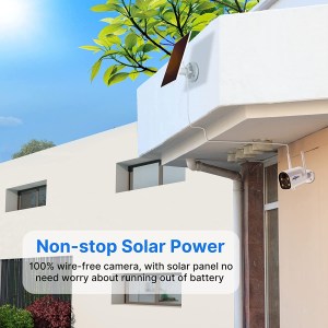 hiseeu c40 indoor/outdoor wifi battery camera with solar panel hiseeu c40 indoor/outdoor wifi battery camera with solar panel
