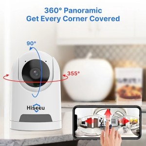 hiseeu fh2c 2mp wifi wireless security camera for home/baby/pet 2 way audio & motion detection