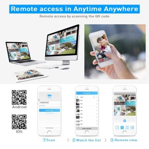 hiseeu h5nvr p8 612p 8ch 2mp/1080p poe cctv system (2tb hdd)