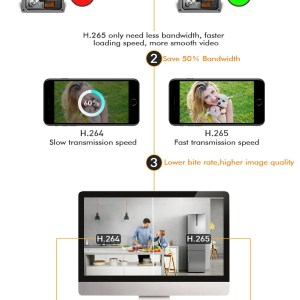 hiseeu h5nvr p8 612p 8ch 2mp/1080p poe cctv system (2tb hdd)